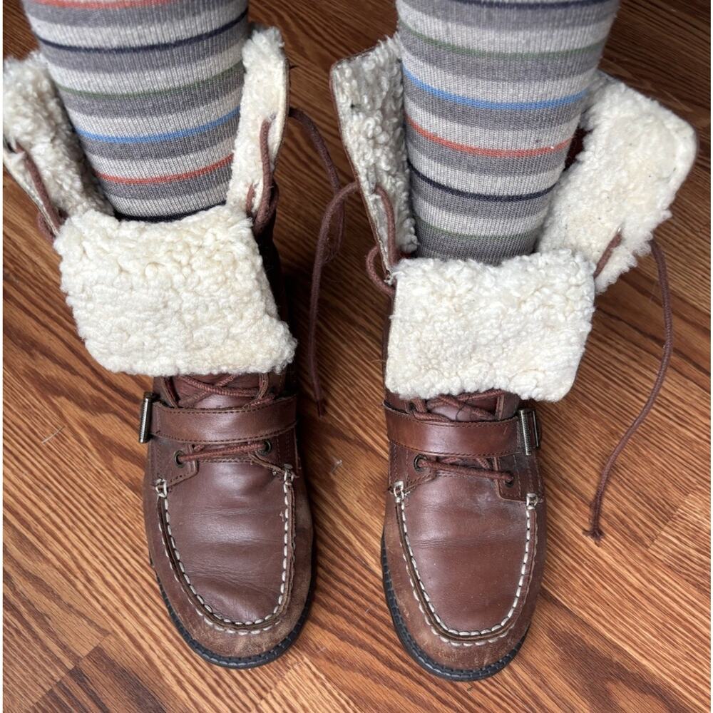 Polo Ralph Lauren Ranger Sherpa Lined Boots - Picture 3 of 10
